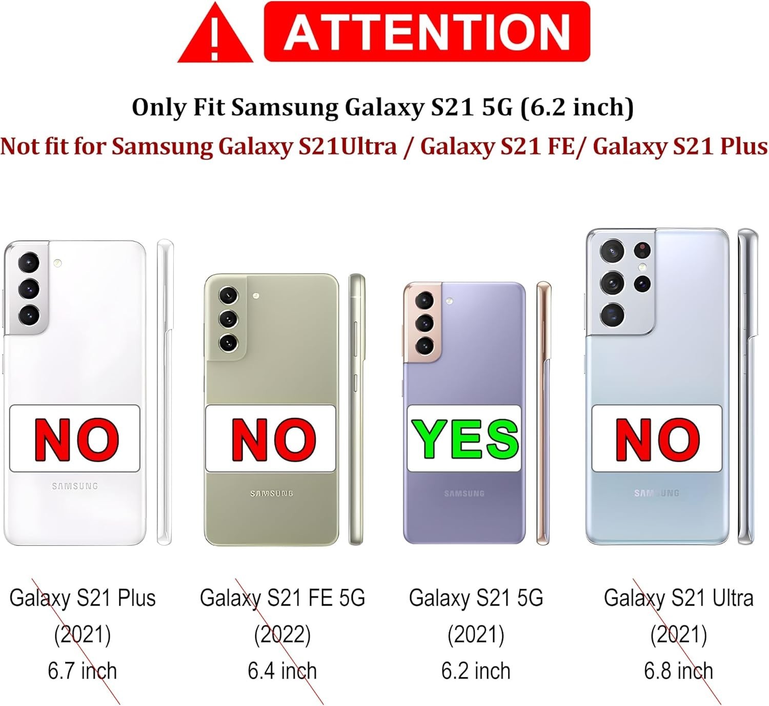For Samsung Galaxy S21 5G Case with Shockproof Protective Cover Screen Protector