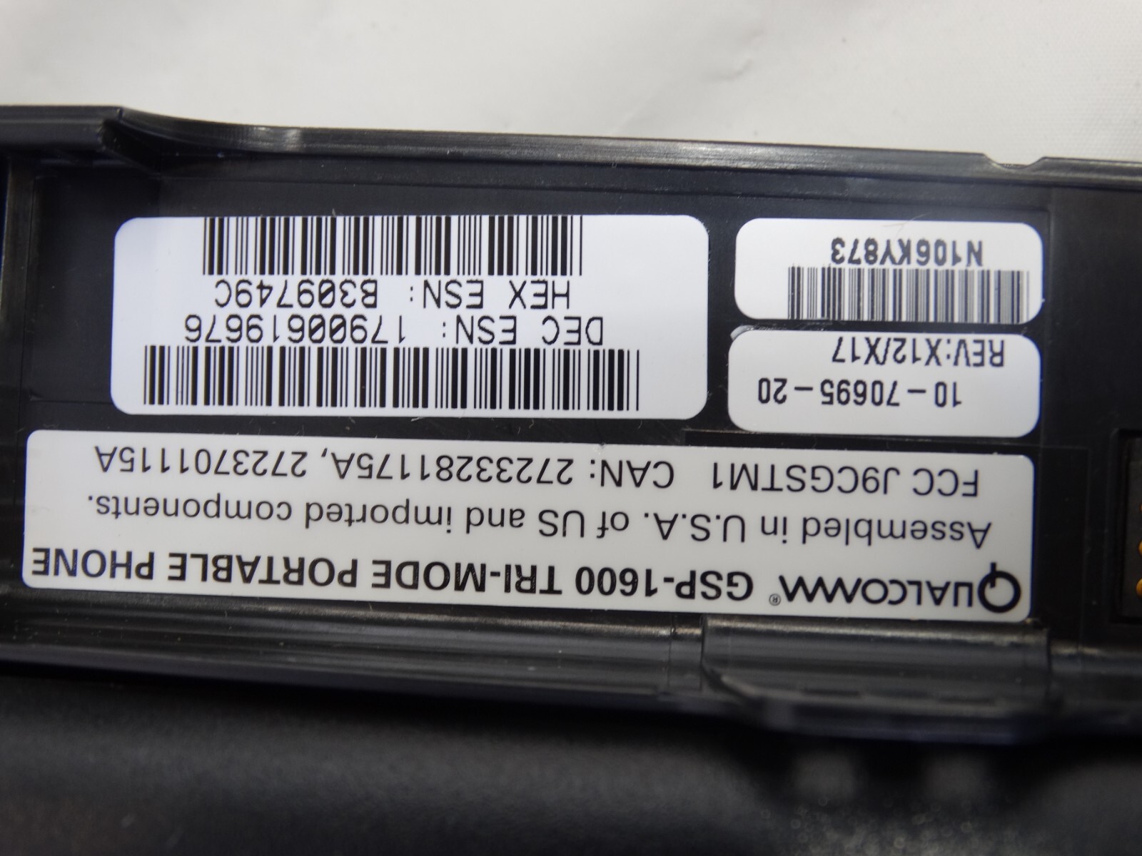 Qualcomm Globalstar GSP-1600 Satellite Phone ONLY, Lot of 7 for Parts/ Repair