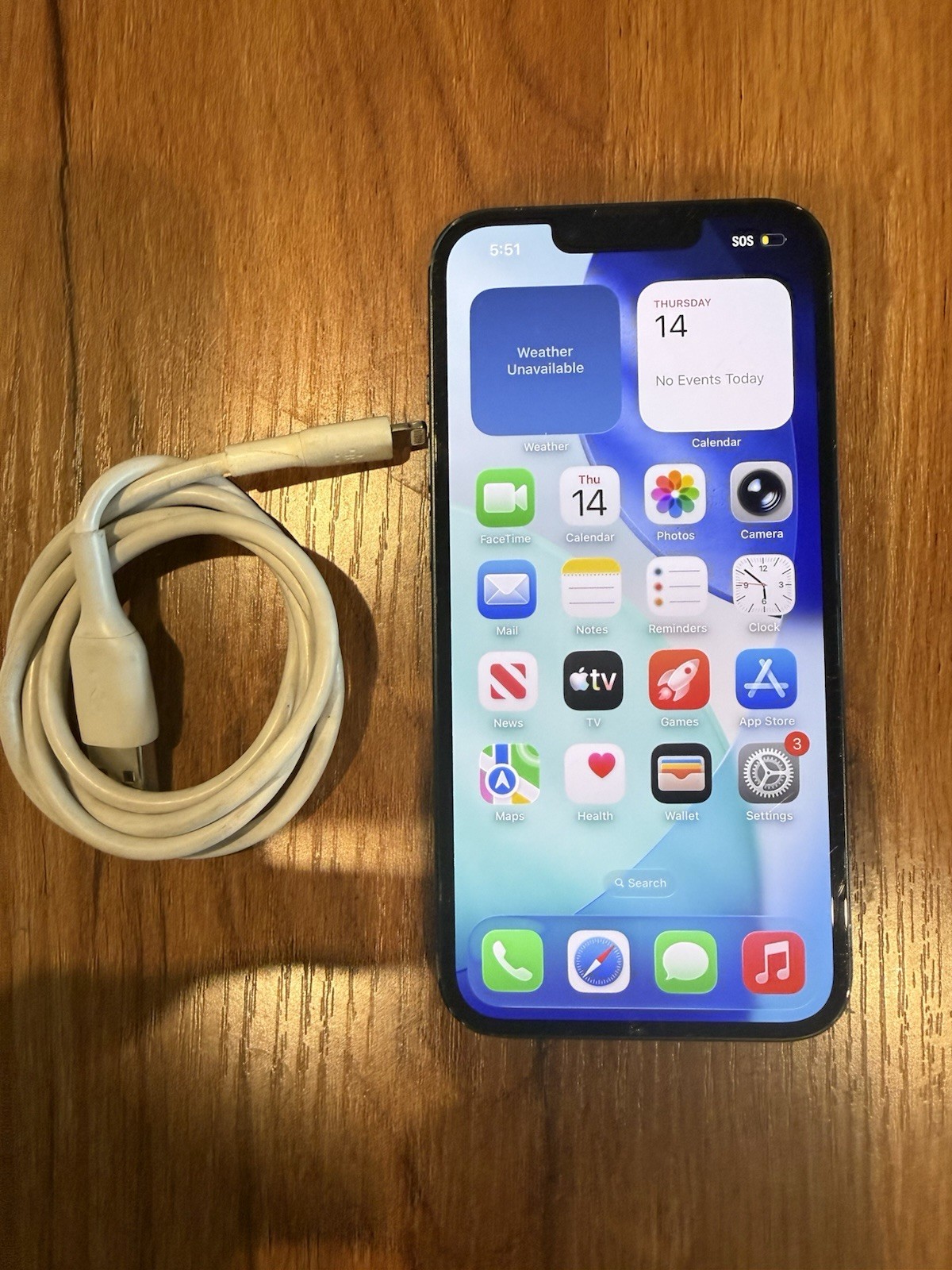 Apple iPhone 14 128GB Black (T-Mobile) iOS 6.1in Wi-Fi Bluetooth NFC Lightning