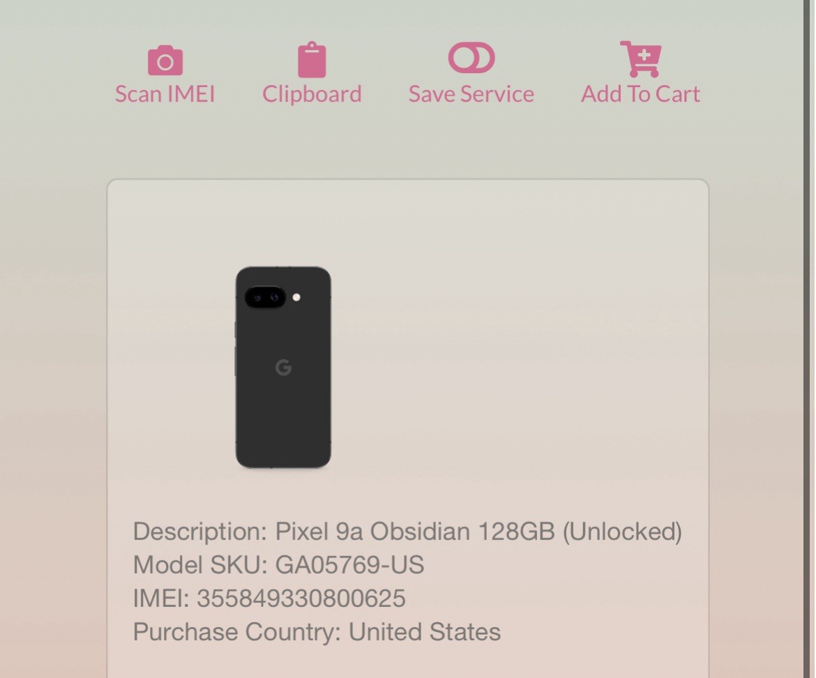 Factory Sealed Google Pixel 9a 128GB Obsidian Unlocked No GT read Description G7
