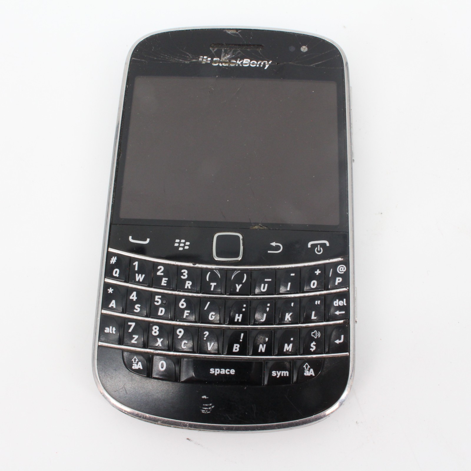 BlackBerry Bold 9900 – 8GB Black Spares / Repair – Cracked Screen Not Tested
