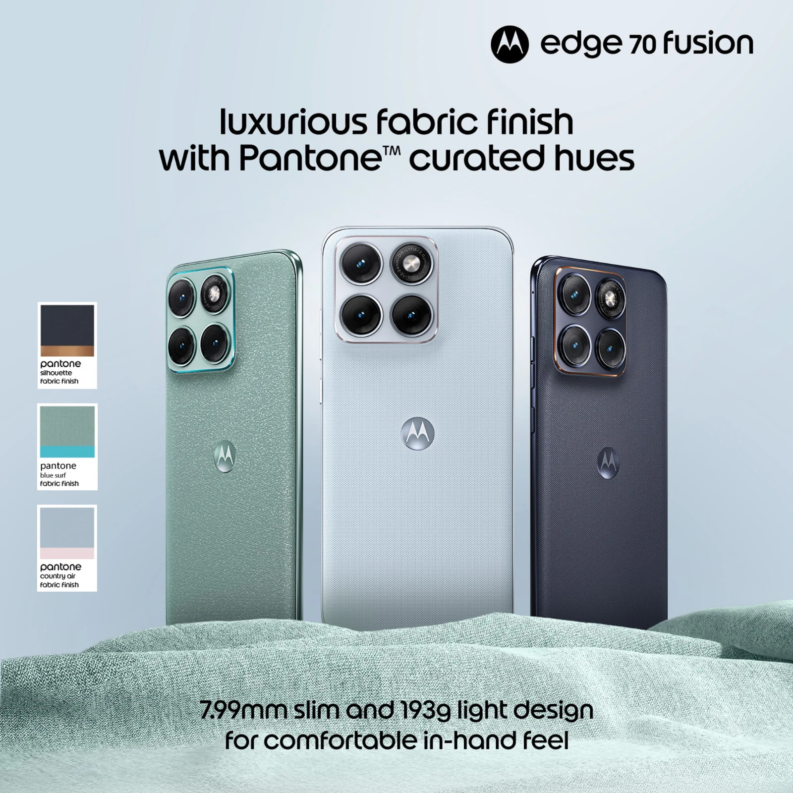 MOTOROLA Edge 70 Fusion (COUNTRY AIR, 8+256GB) Snapdragon® 7s Gen 4 SmartPhone