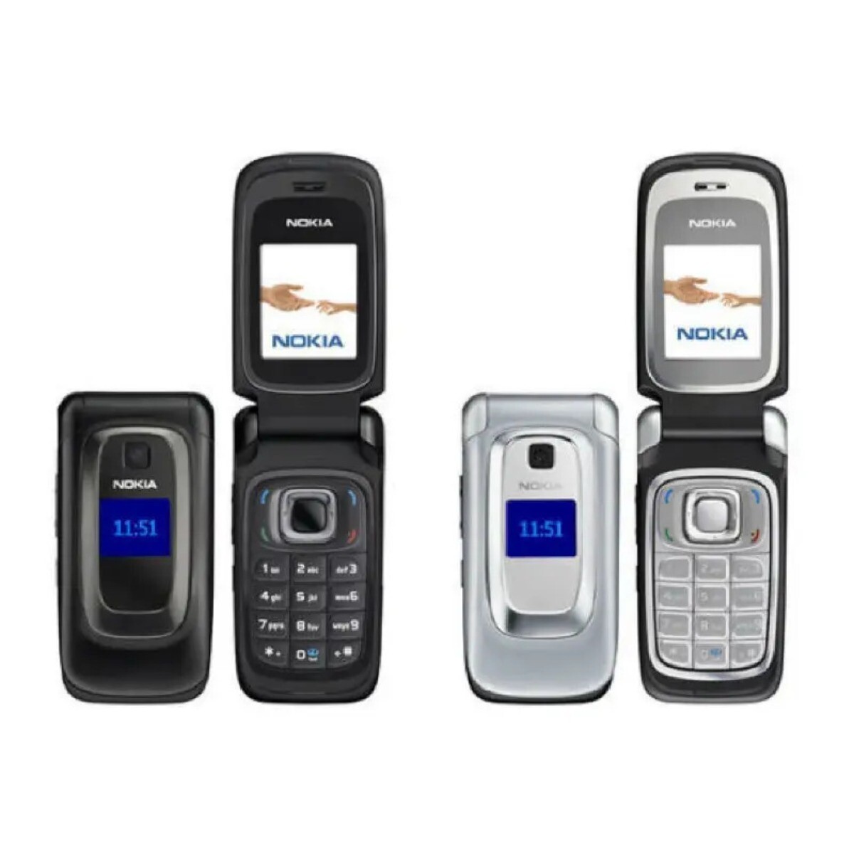 Nokia 6085 Phone 2G GSM 900/1800/1900/2100 Bluetooth Original Flip Cellphone