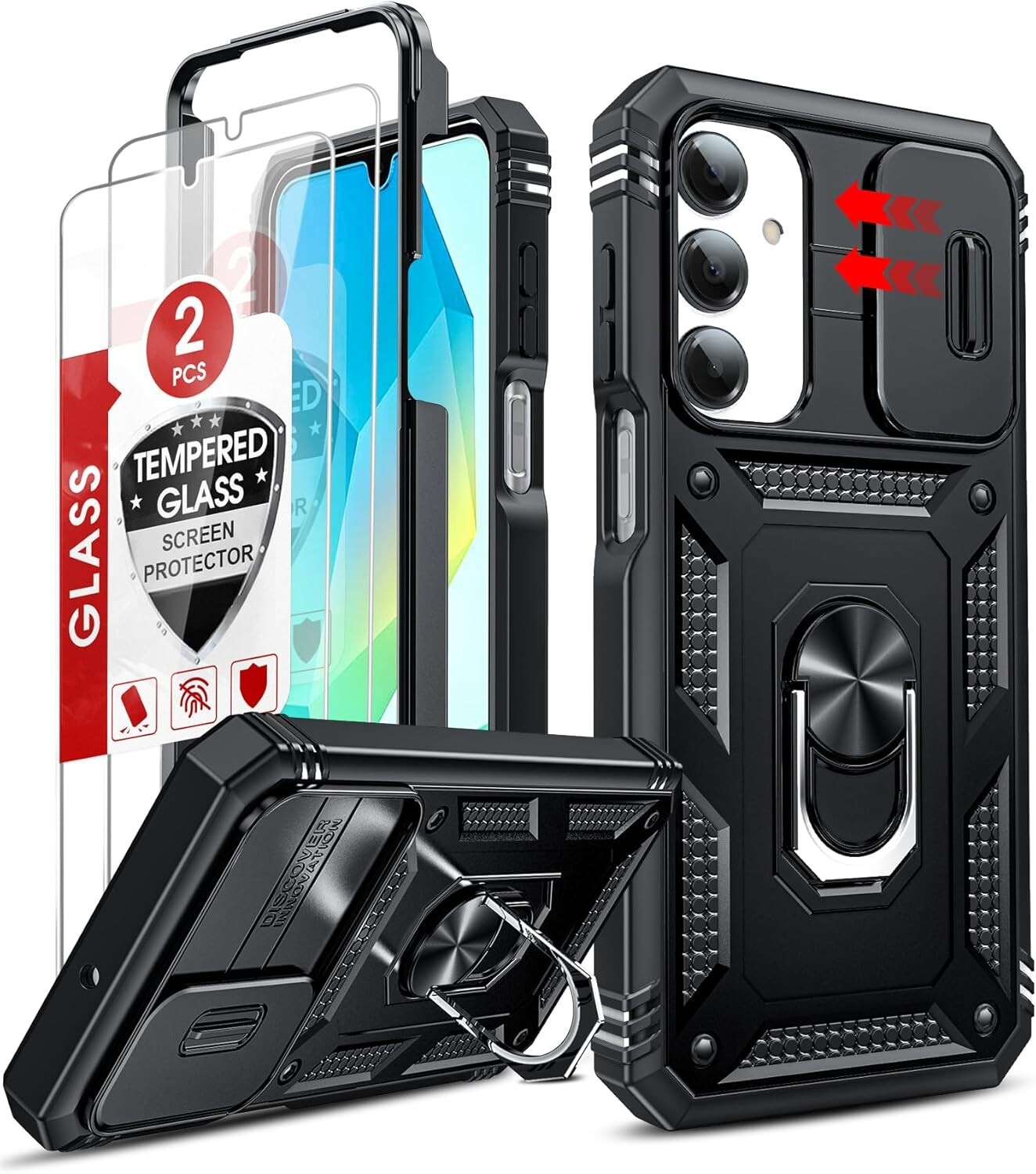 For Samsung Galaxy A16 5G Case Shockproof Protective Military Guard Phone Cover