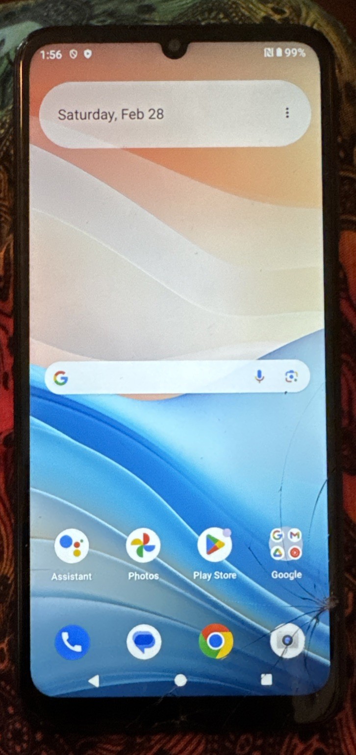 (ATT) Verge SL219A 64GB Good Used Broken Glass Works Well!!