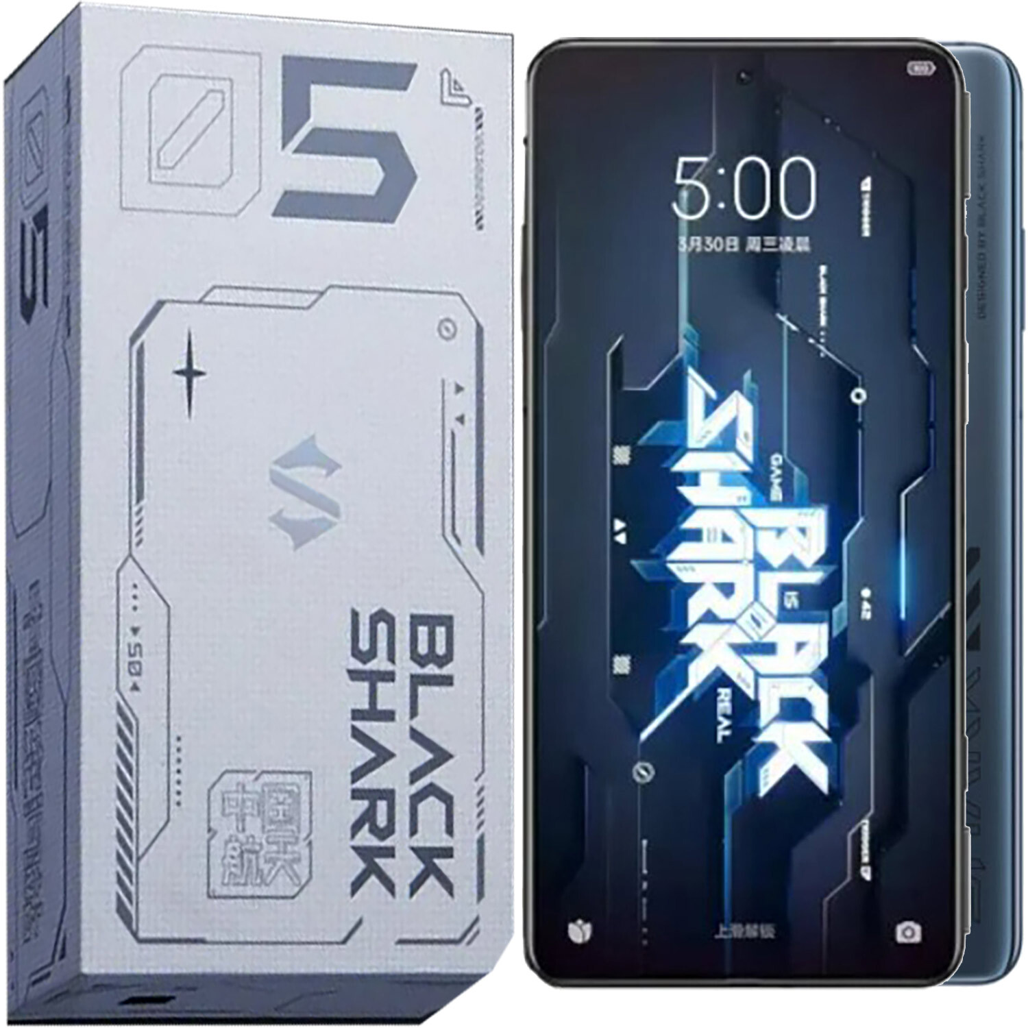 NEW Black Shark 5 5G Explorer Grey 256GB+12GB Dual SIM Factory Unlocked GSM