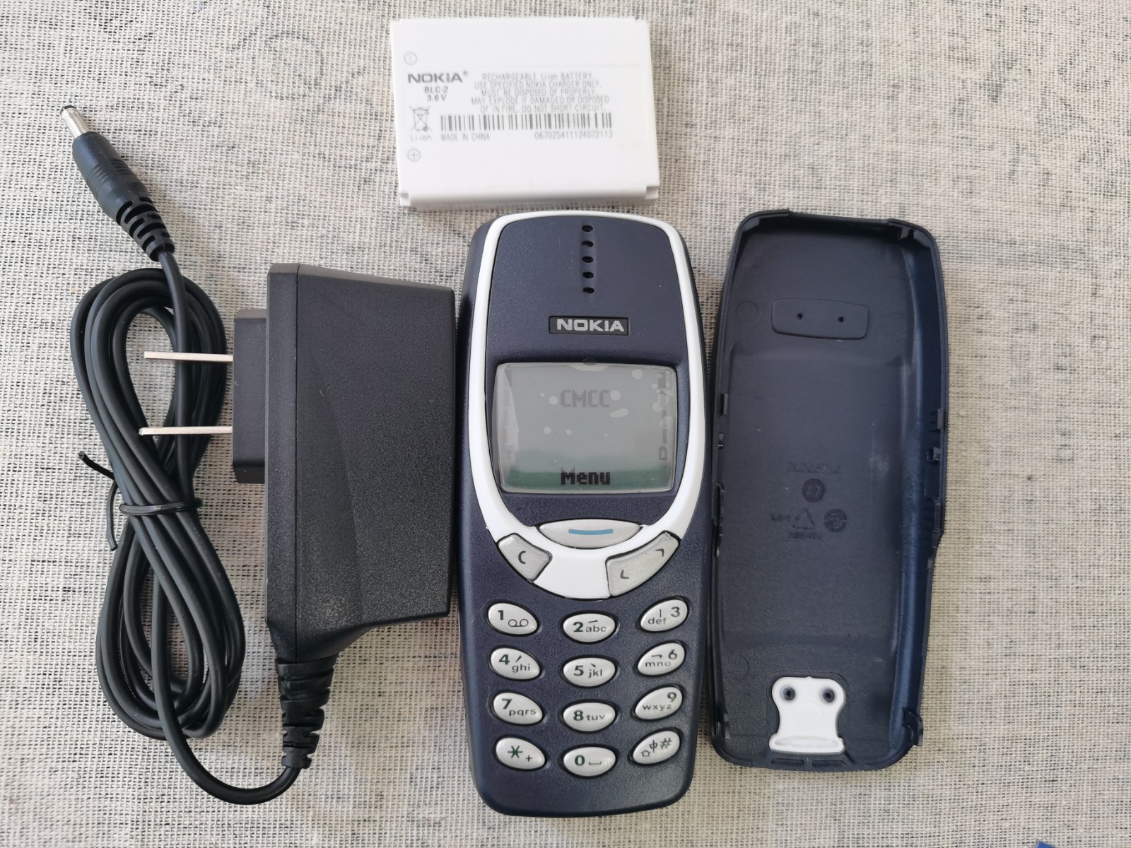 Nokia 3310 Blue Unlocked 2G GSM 900/1800 Good Quality Cellular Phone