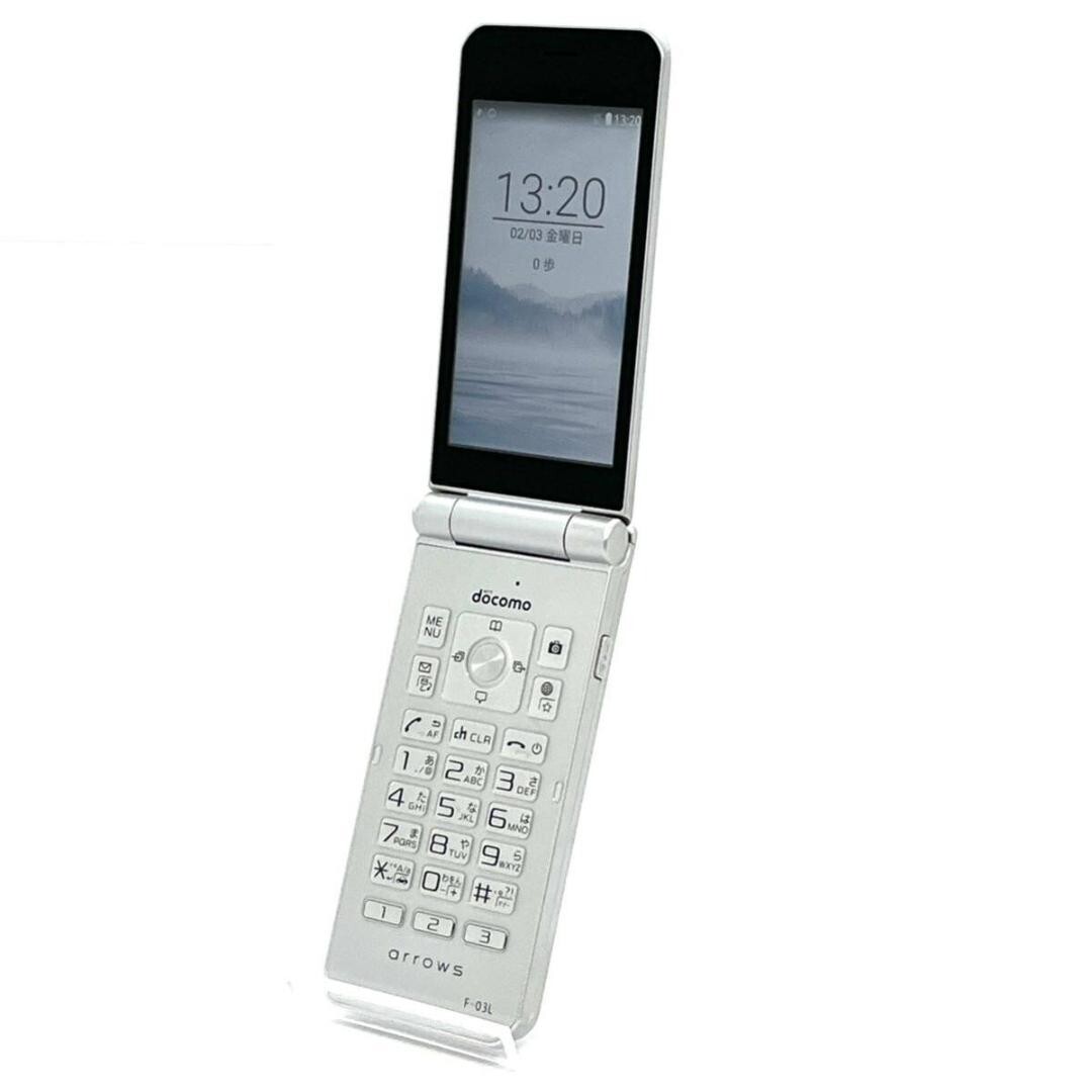 Fujitsu arrows F-03L Docomo SIM unlocked Silver ANDROID mobile phone