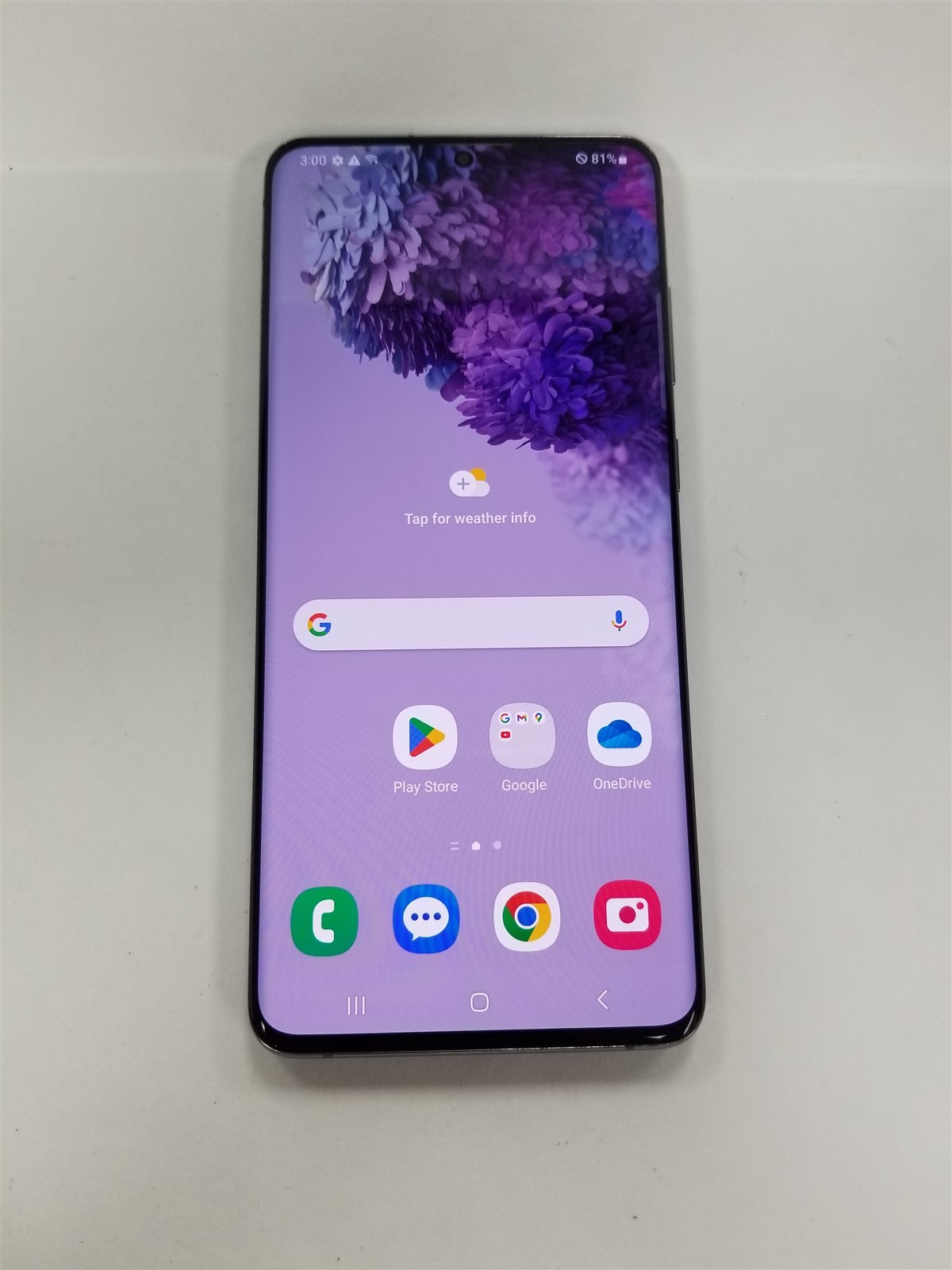 Samsung Galaxy S20+ 5G 128GB Gray SM-G986U (Unlocked) Fully Functional DG8910