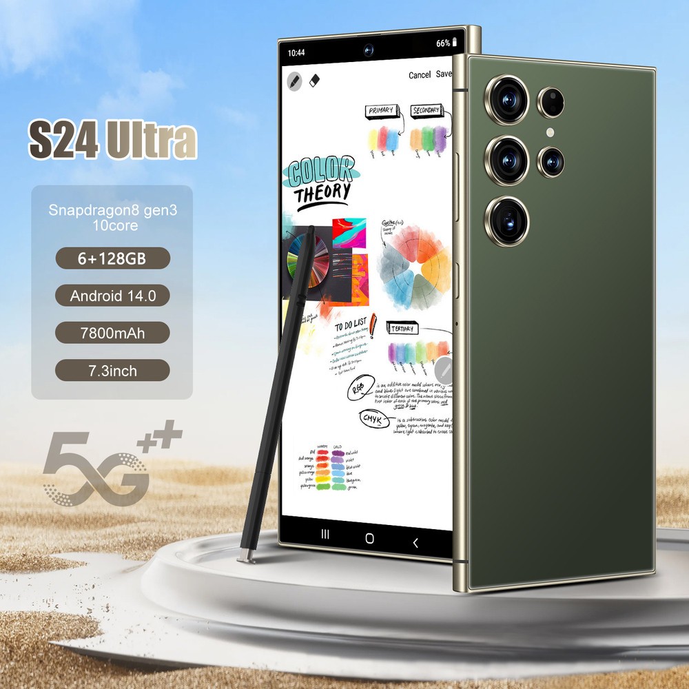 New S24 Ultra 5G Smartphone 7.3″ Factory Unlocked Android Cellphones Dual SIM