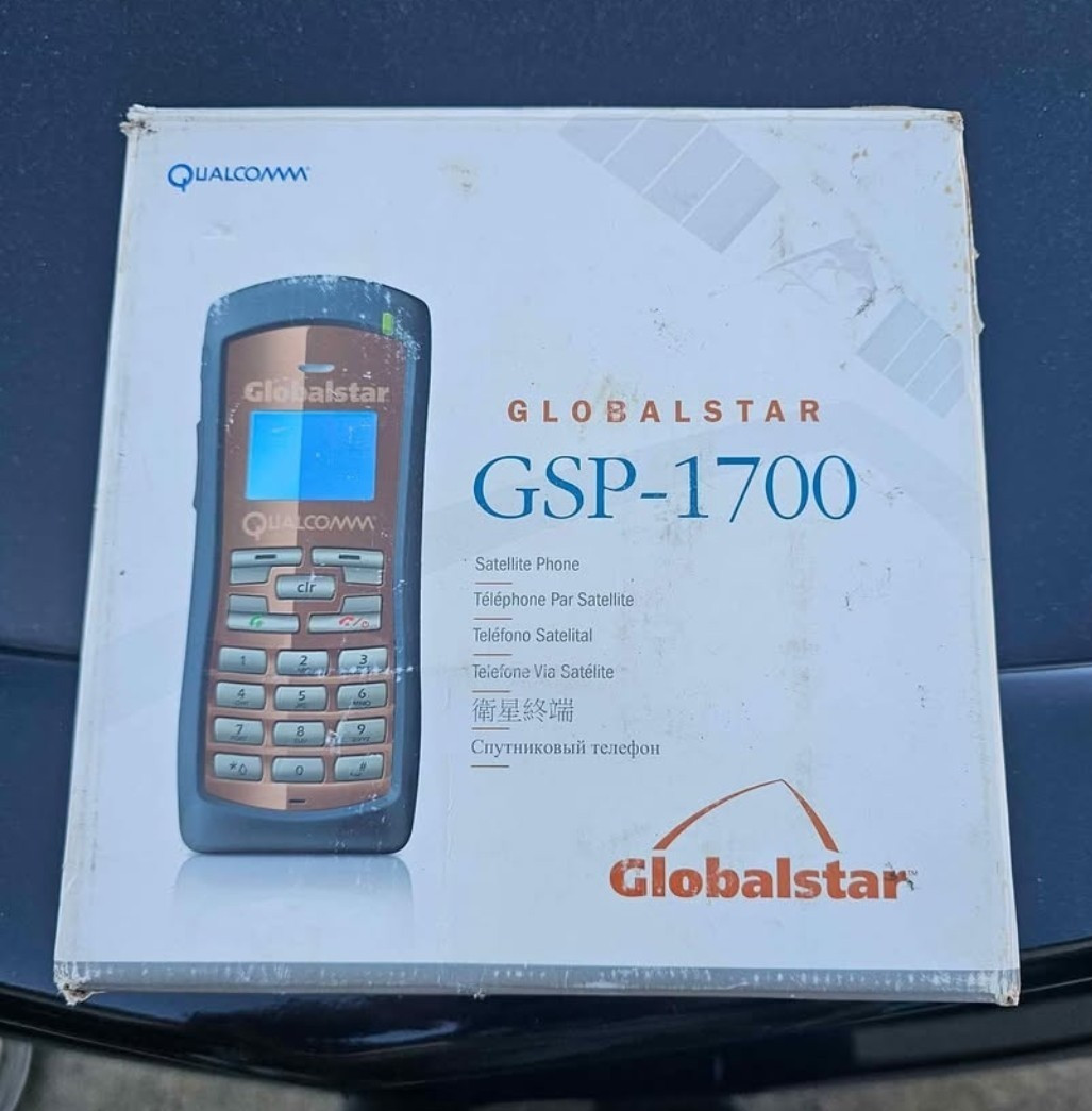 New Globalstar GSP-1700 Red Satellite Phone