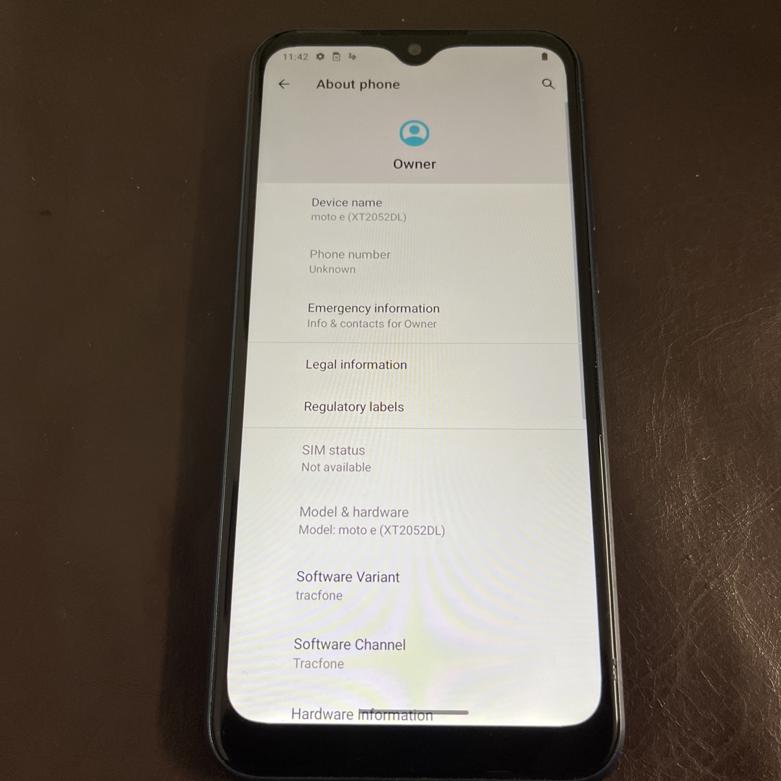 Motorola Moto E7 (2020) XT2052DL Blue 32GB Tracfone