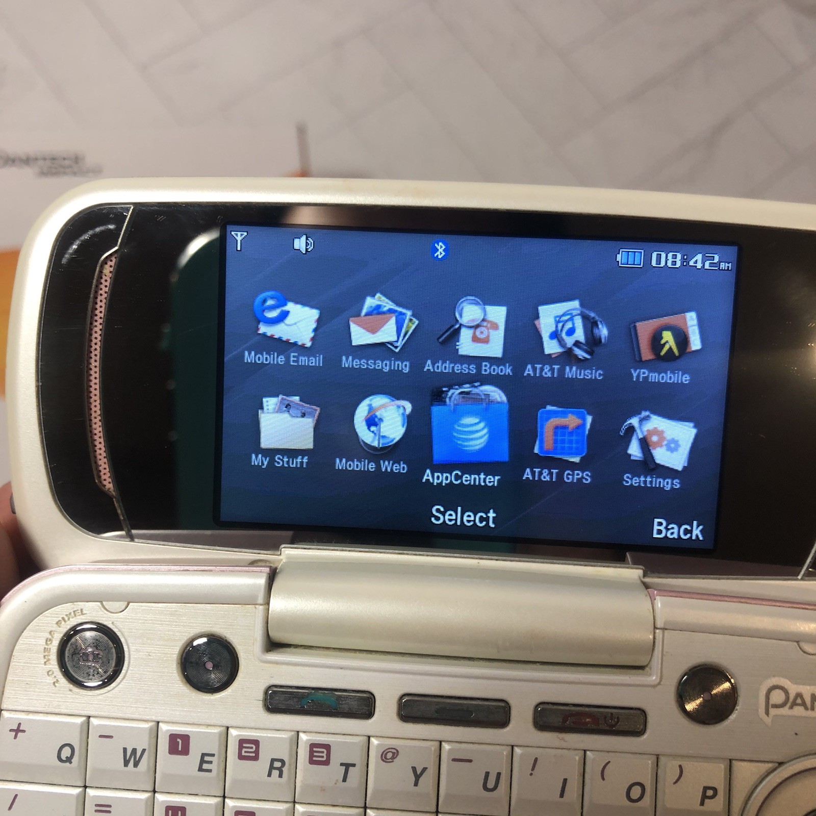 Pantech Impact P7000 AT&T Pink Slider Phone – USED WORKS