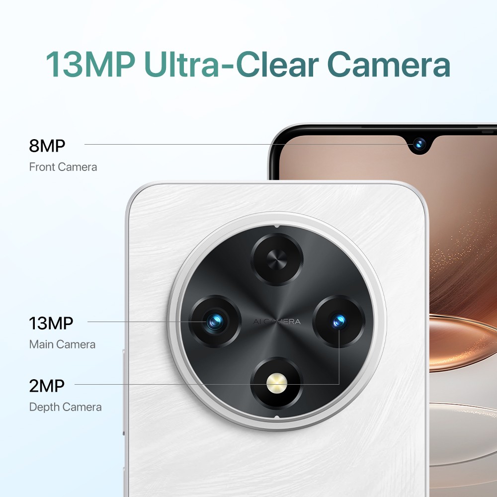 UMIDIGI G100A 4GB+4GB 128GB 6.9″ Octa Core Unlocked Dual SIM Android Smartphone