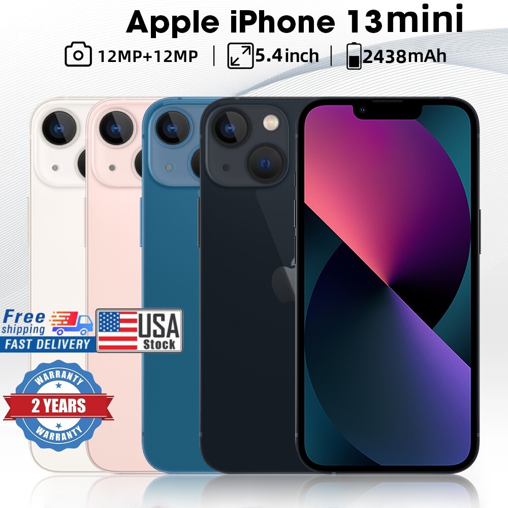 Factory New Sealed Apple iPhone 13 Mini /iPhone 13/12 Mini Unlocked GSM+CDMA