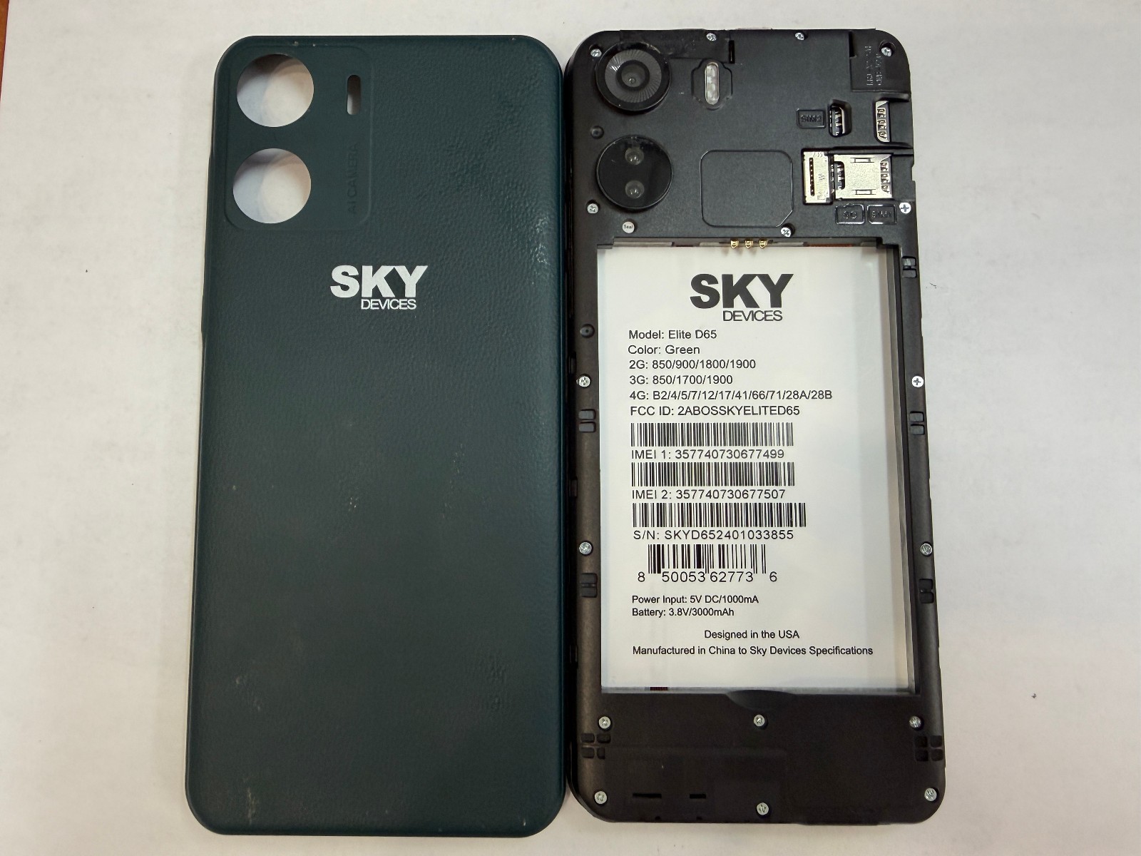 SKY Devices Elite D65 32GB (GSM Unlocked) Dual SIM 4G LTE Smart Phone ## READ