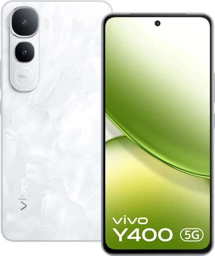 Vivo Y400 5G (White 256 GB 8 GB RAM) 6.67 inch 4 Gen 2 Processor Global Version