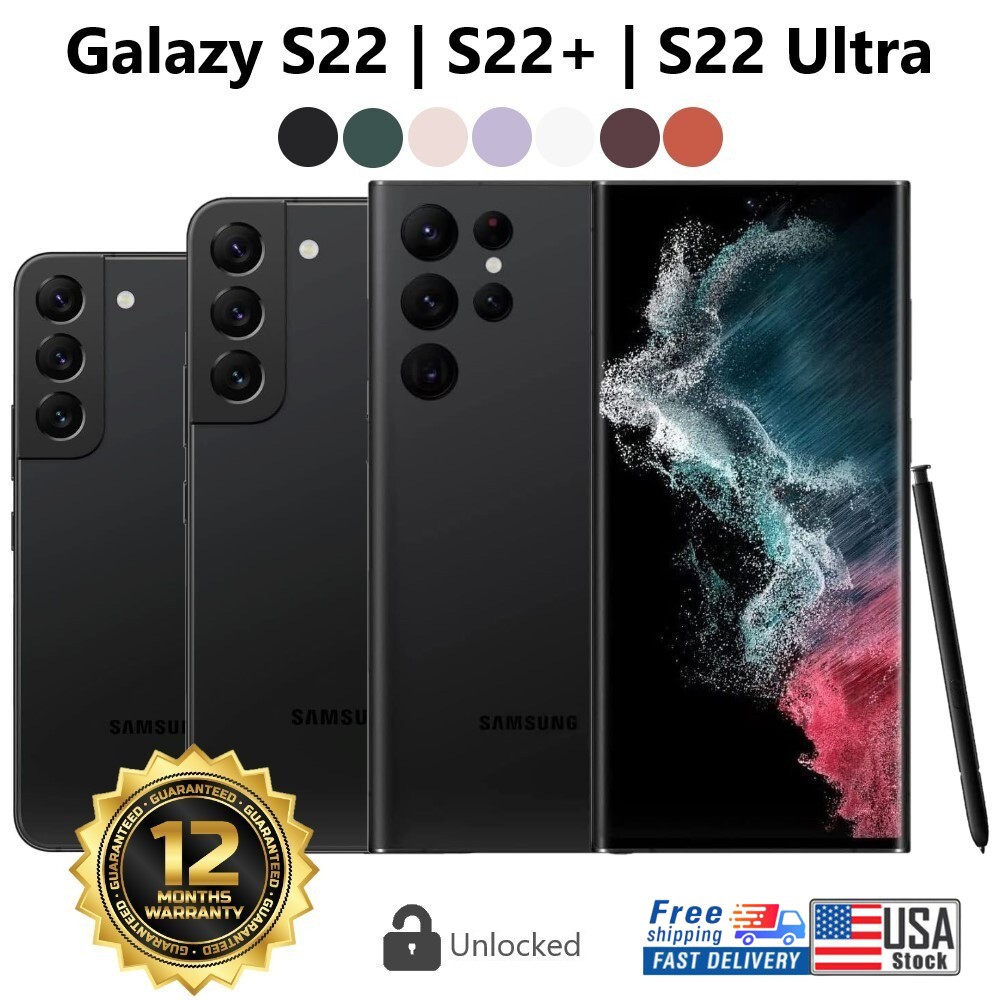 NEW Samsung Galaxy S24 Ultra/S22 Ultra/S23 Ultra/S23+/S22+ Unlocked All Carriers