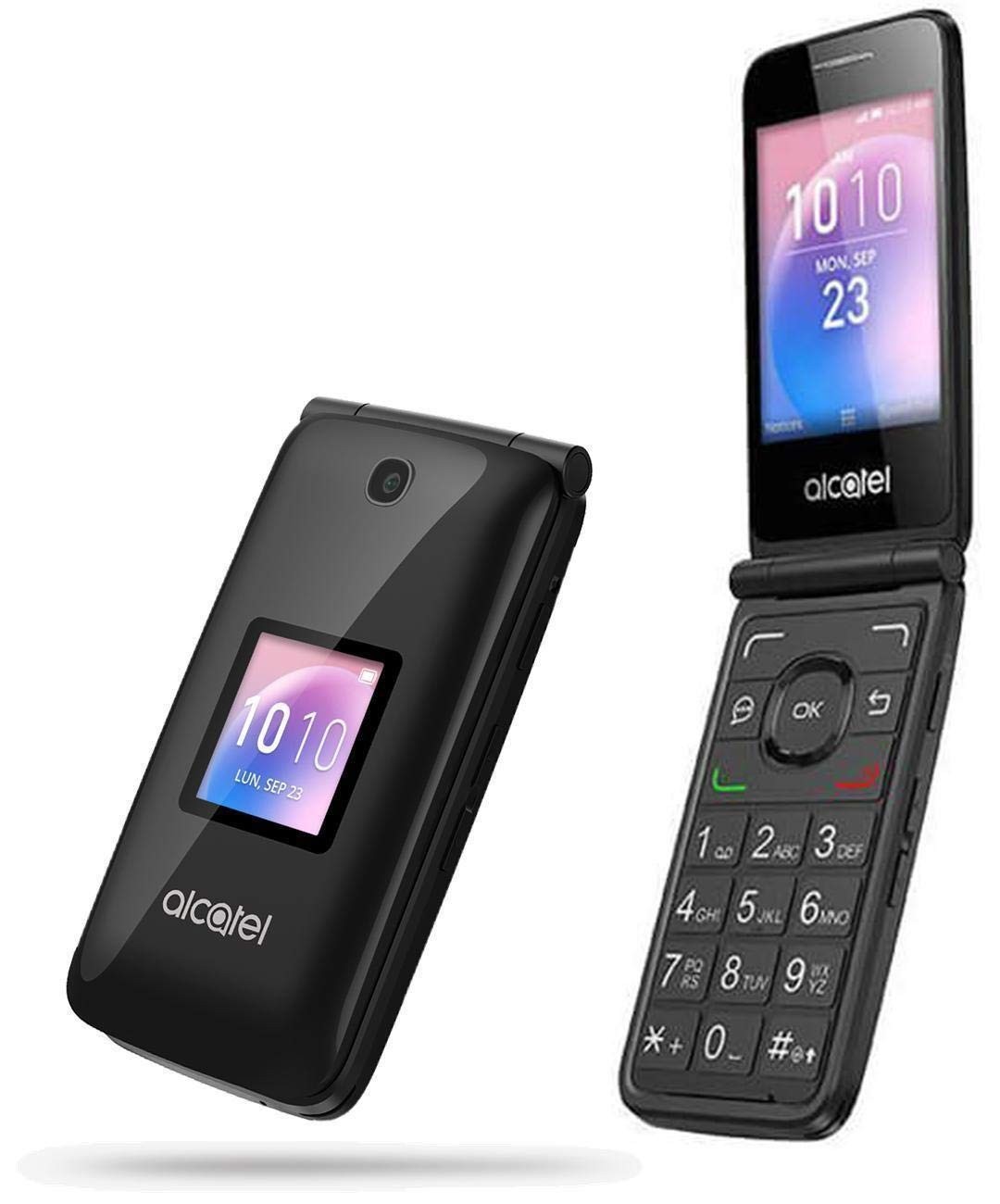 Alcatel Go Flip 4044W – Black (Unlocked) Flip Phone – GOOD