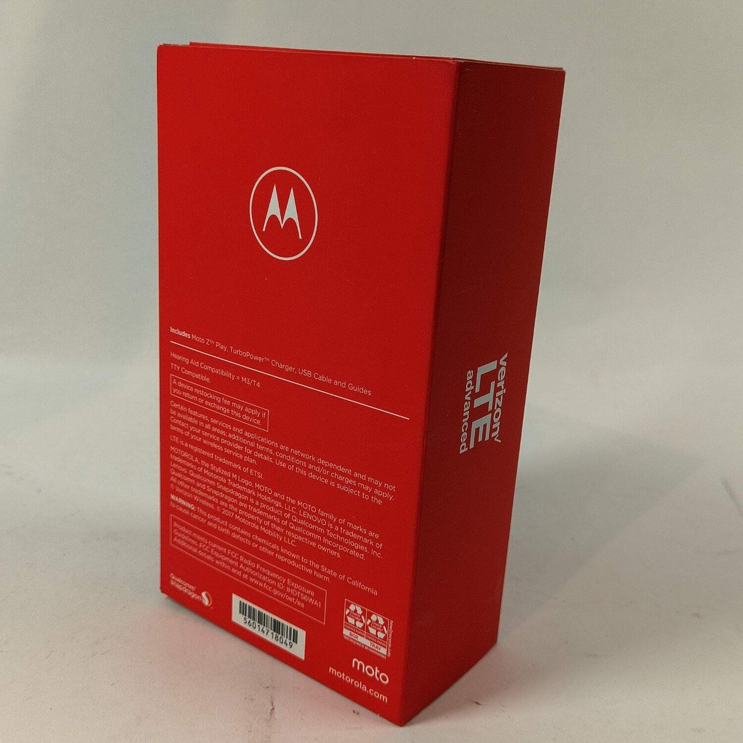 Broken Factory Unlocked Motorola Z2 Play 32GB Gold READ