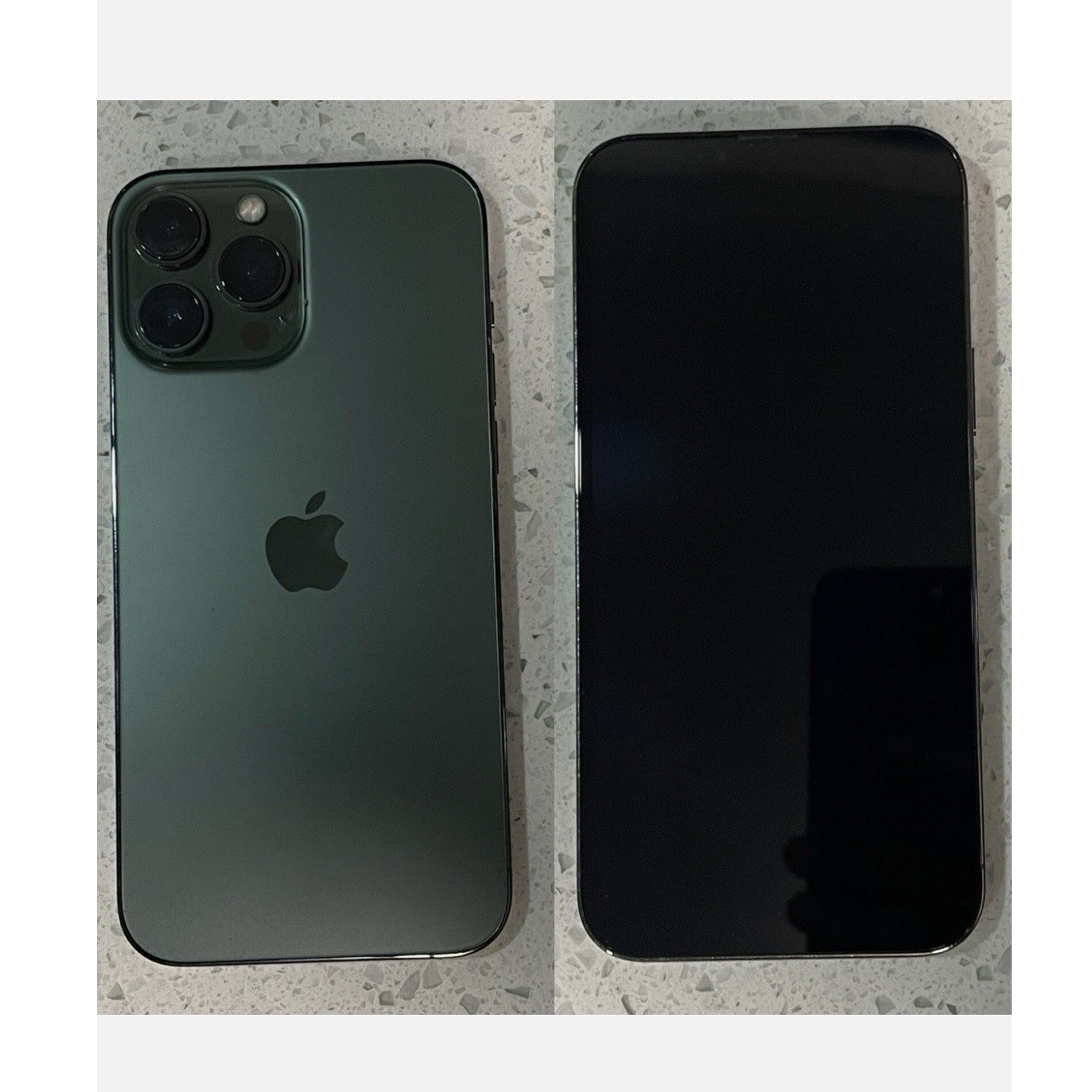 Apple iPhone 13 Pro Green Bar Style Smartphone with Triple Camera System