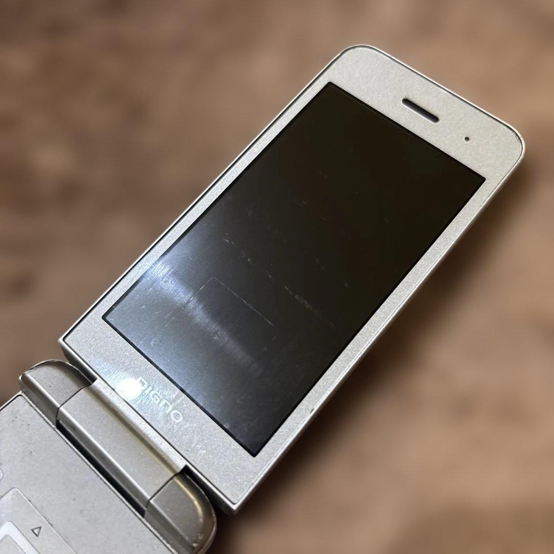 KYOCERA 902KC Silver DIGNO KEITAI 3 ANDROID FLIP PHONE SoftBank