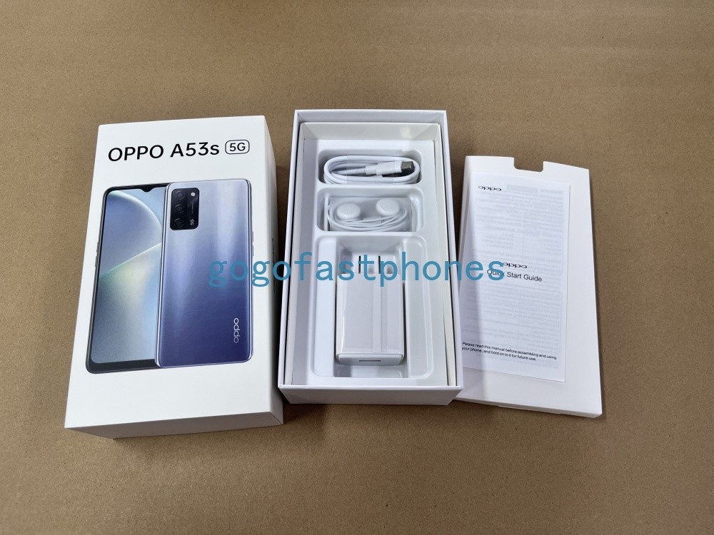 Unlocked Oppo A53s 5G Dual SIM 128GB 6/8GB RAM 6.52″ 5000mAh New sealed Google