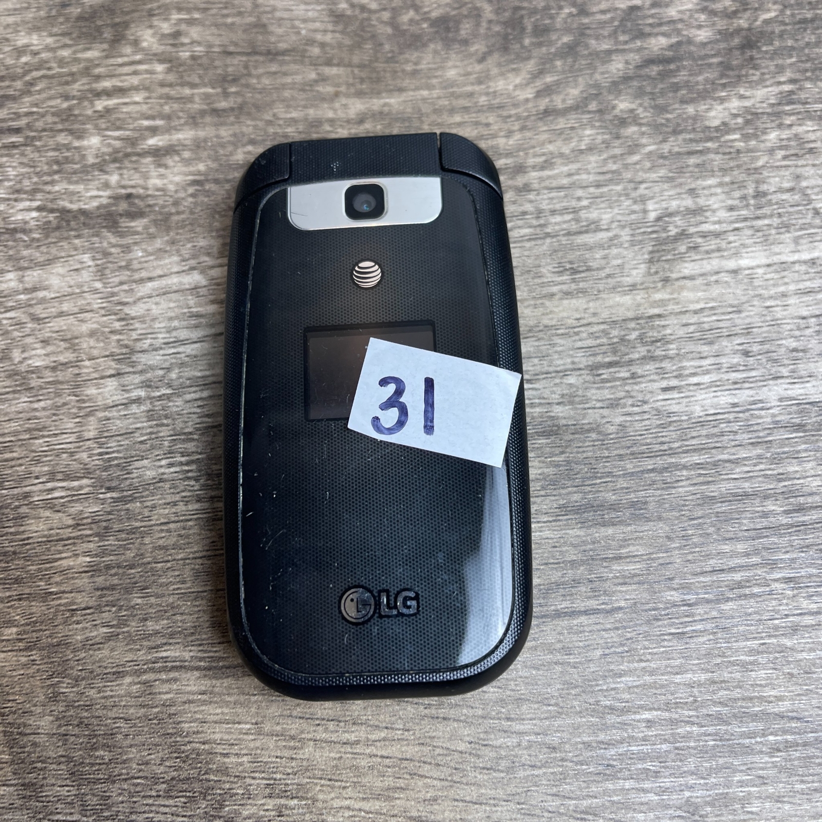LG B470 Black Bluetooth Dual Display 1.3MP Single Camera Flip Cellular Phone