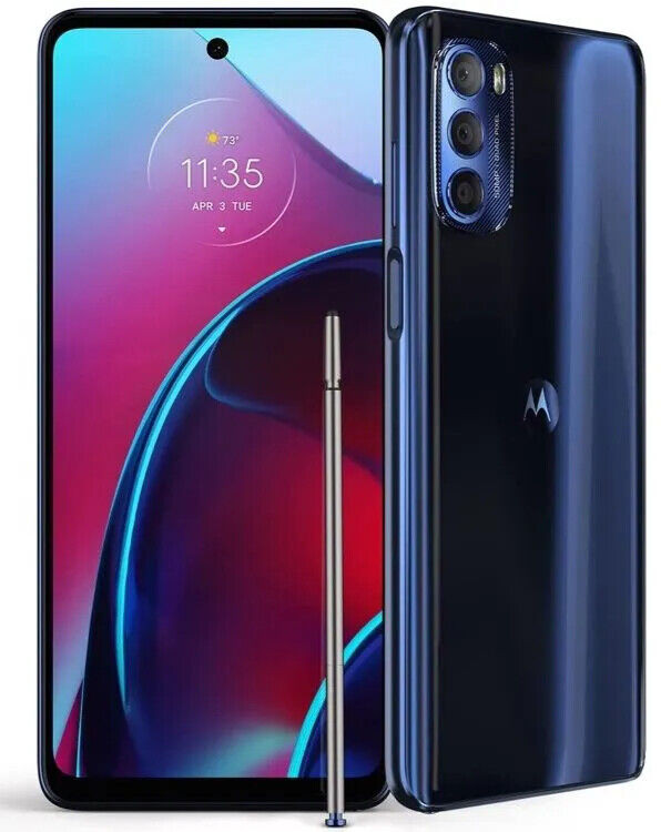 Motorola Moto G Stylus 5G 2022 256GB XT2215-4 Black Factory Unlocked Global