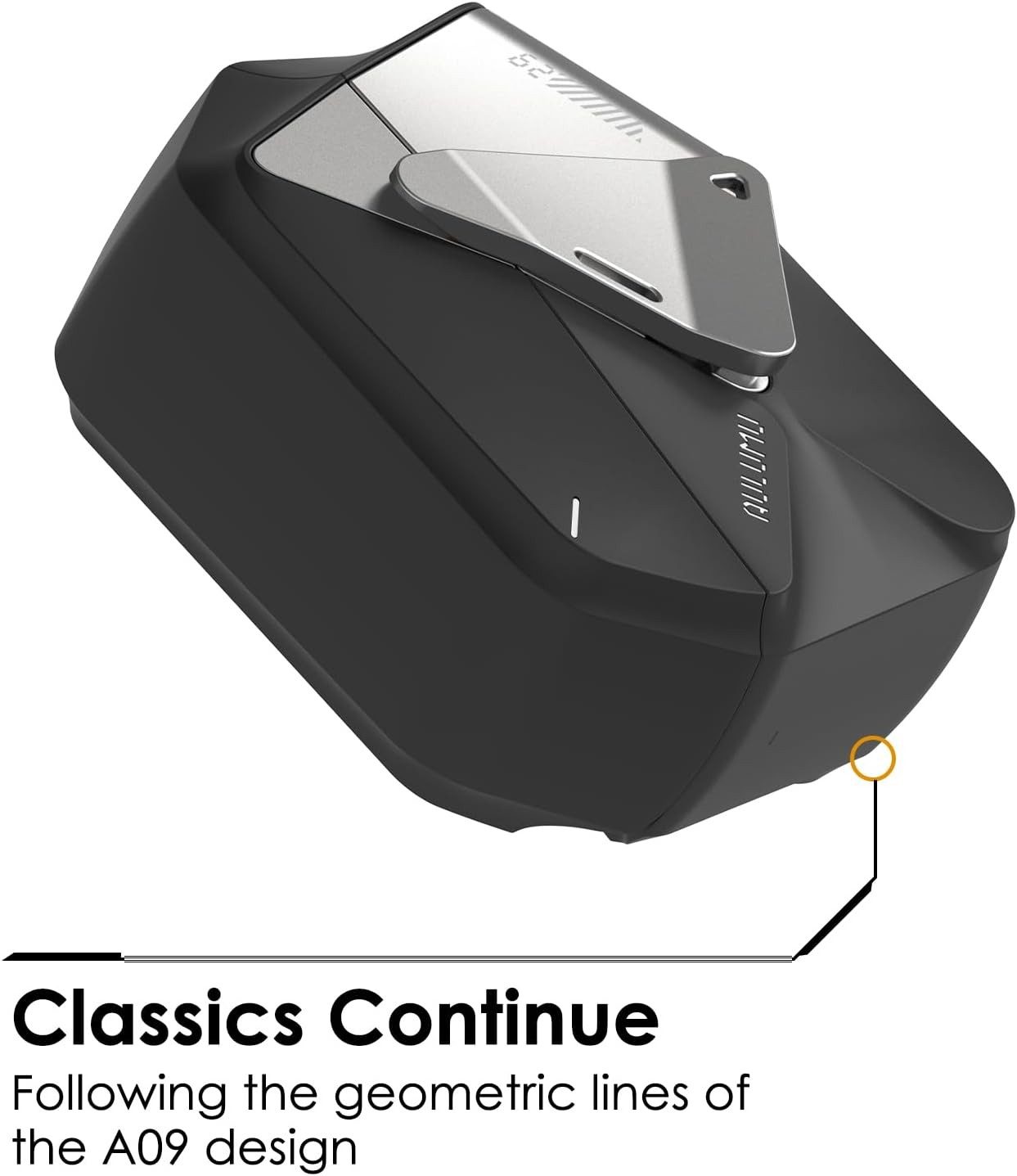A29 Geometric AirPods 4 Case with Lock | Protective Cover with Nylon Buckle