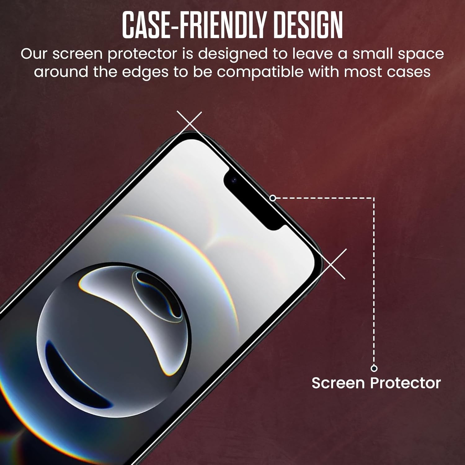 Screen Protector for iPhone 16 Plus 15 Plus 15 Pro Max