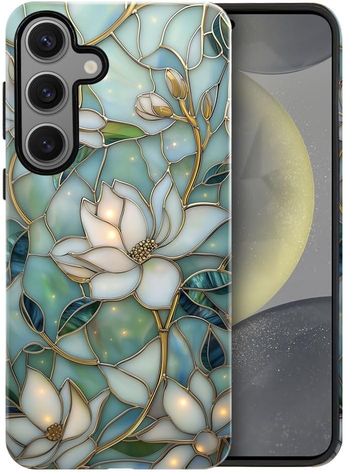 Samsung Galaxy S24 Case, Glossy All-Round Protection Shockproof TPU Cover, Vinta