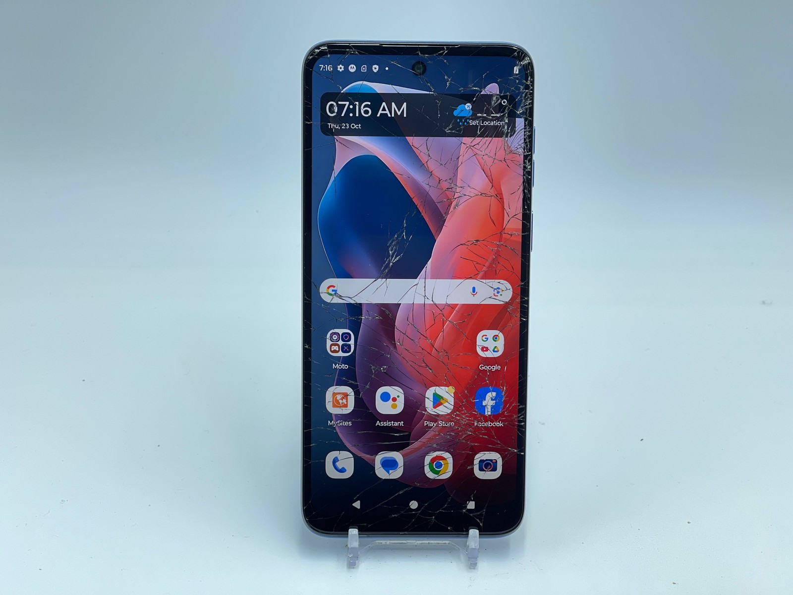 Motorola Moto G Play 2024 64GB XT2413V (Straight Talk) Blue CrkGls (M-0054)