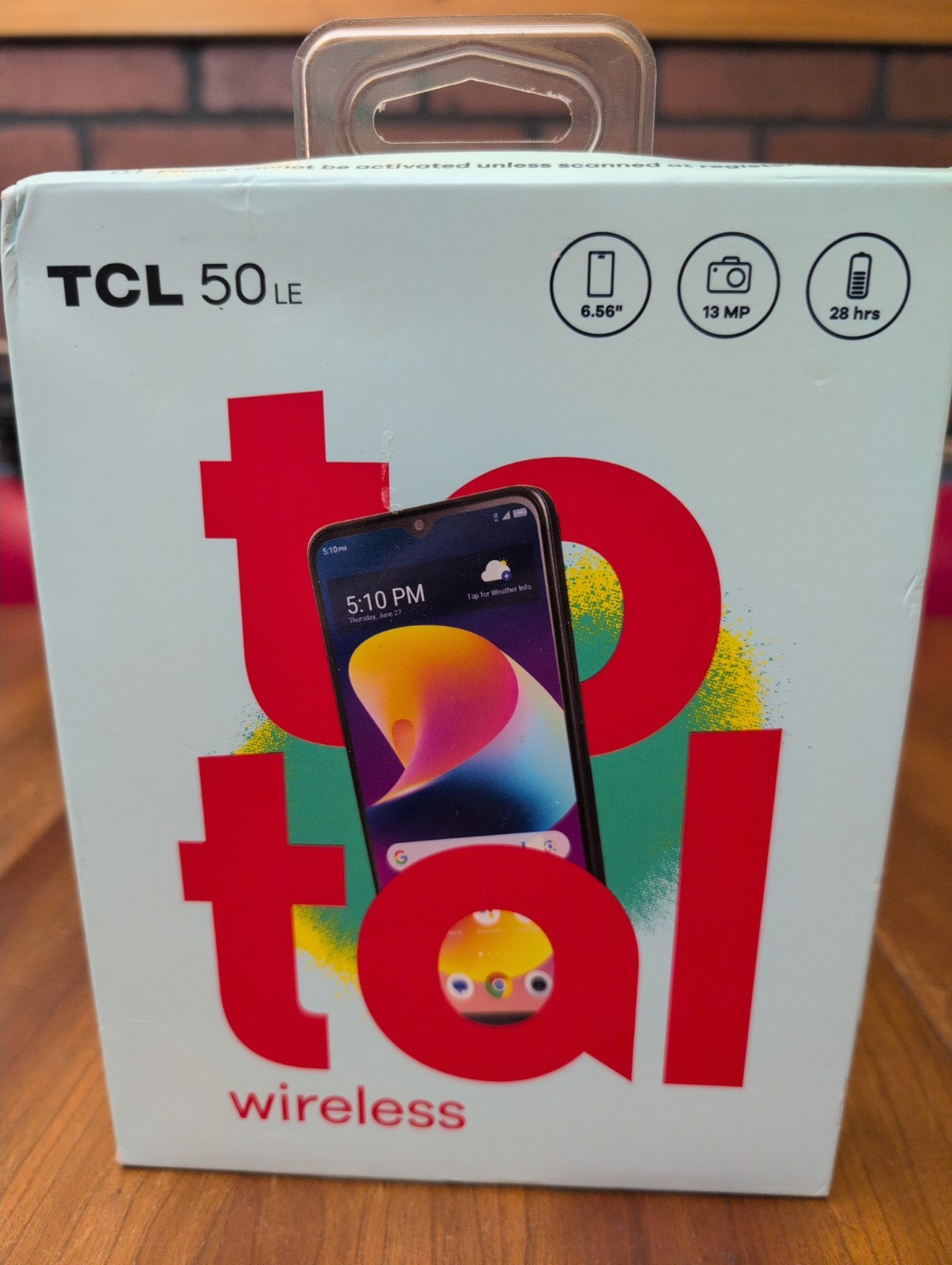 TCL 50 LE 64GB Gray (Total Wireless) Prepaid Smartphone Brand New Sealed