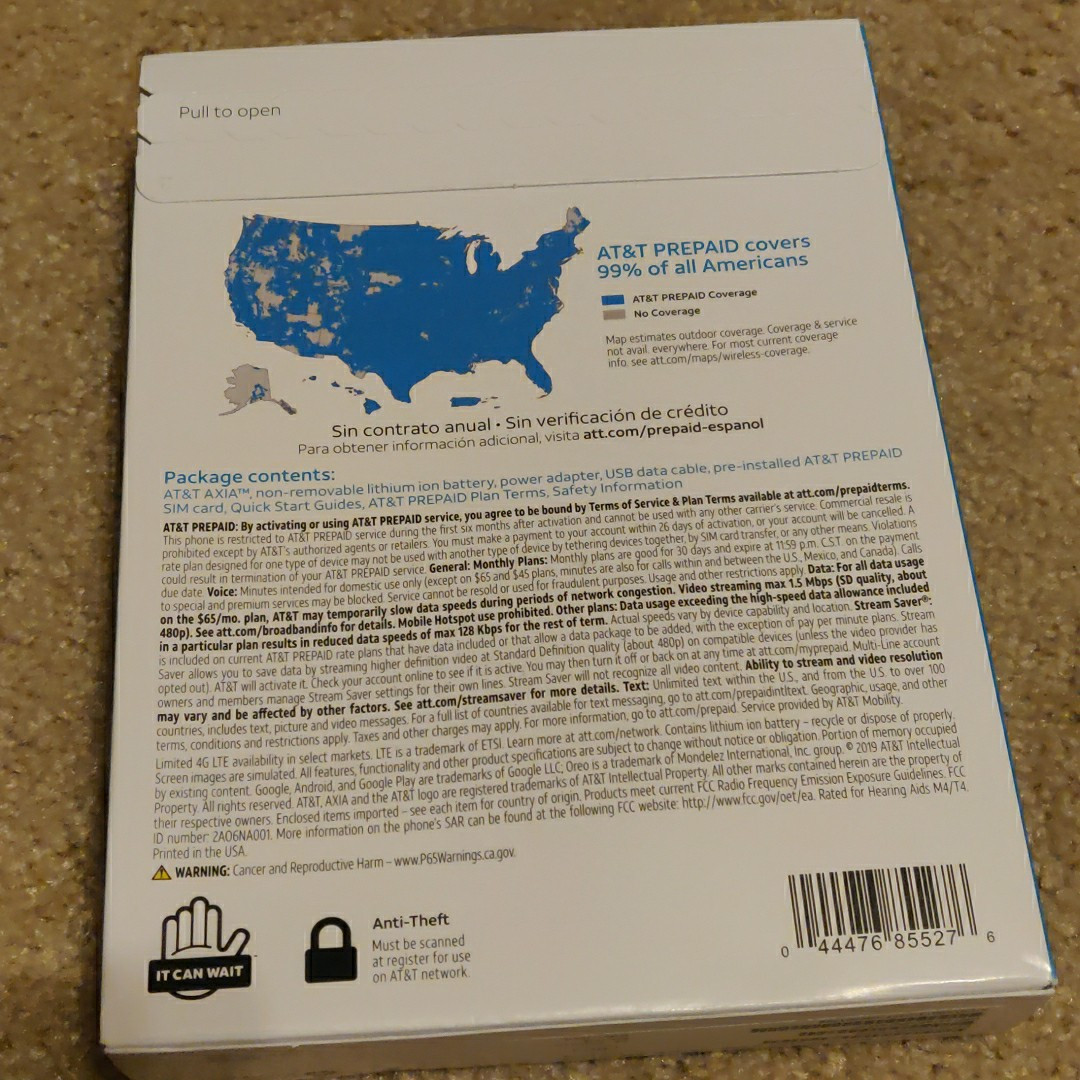 Axia – 16 GB – Dark Blue (AT&T)