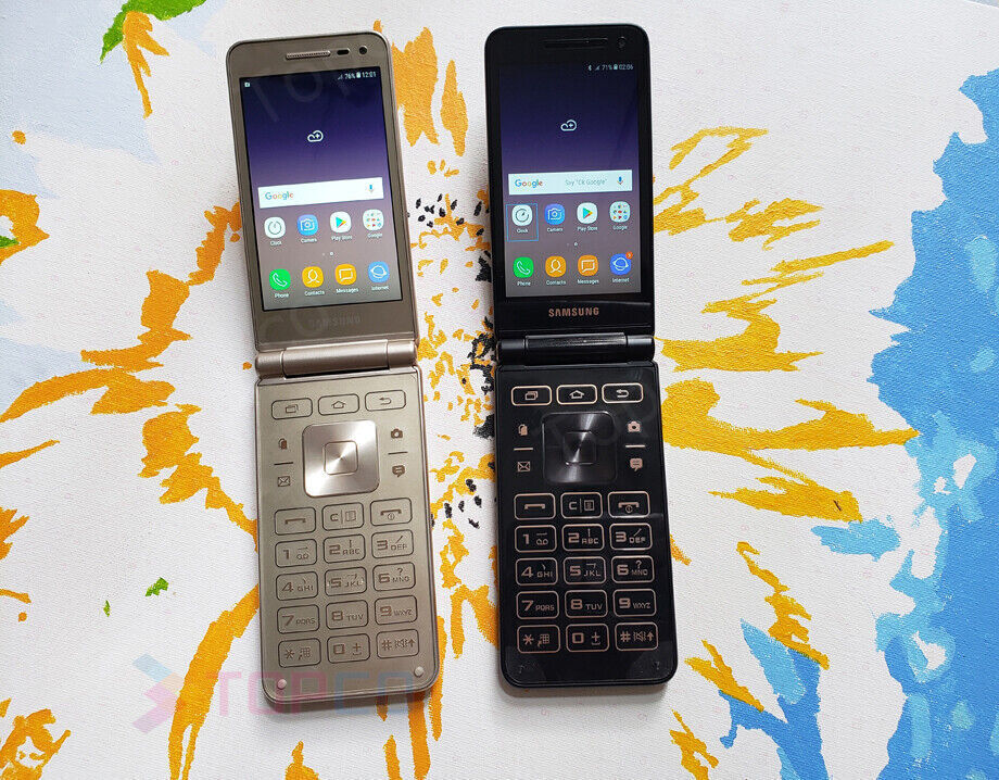 Samsung Galaxy Folder2 SM-G1650 16GB Dual SIM 4G Unlocked Flip Phone New Sealed