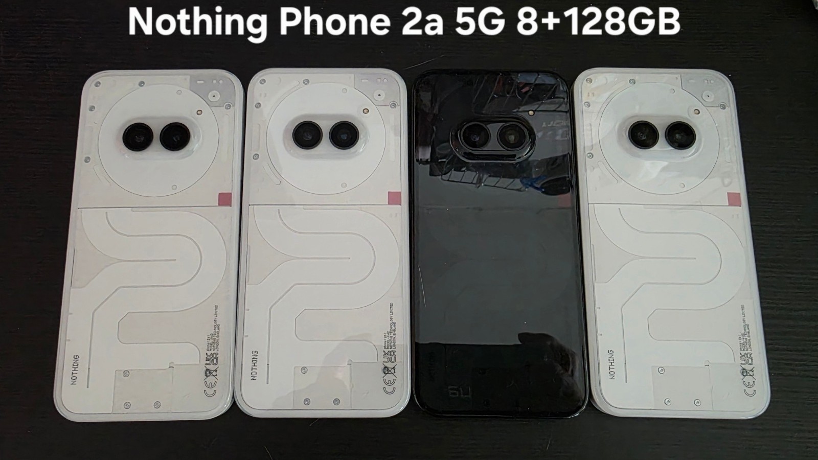 Nothing Phone 2a 5G Dual Sim Smartphone Unlocked white colour