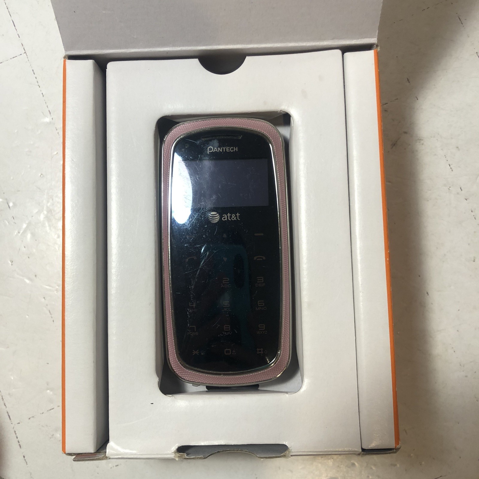 Pantech Impact P7000 AT&T Pink Slider Phone – USED WORKS