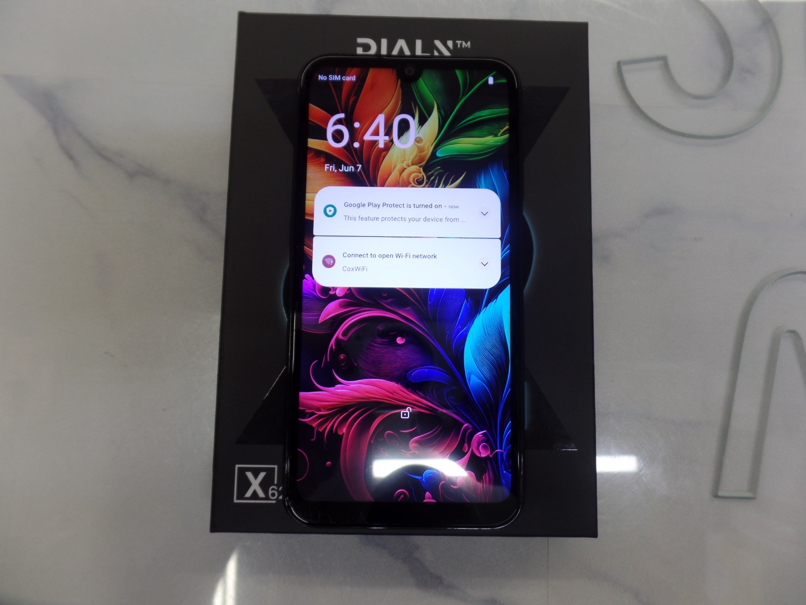(USED) DIALN X62 – 32GB – Black (GSM Unlocked) 4G LTE Single SIM Smartphone