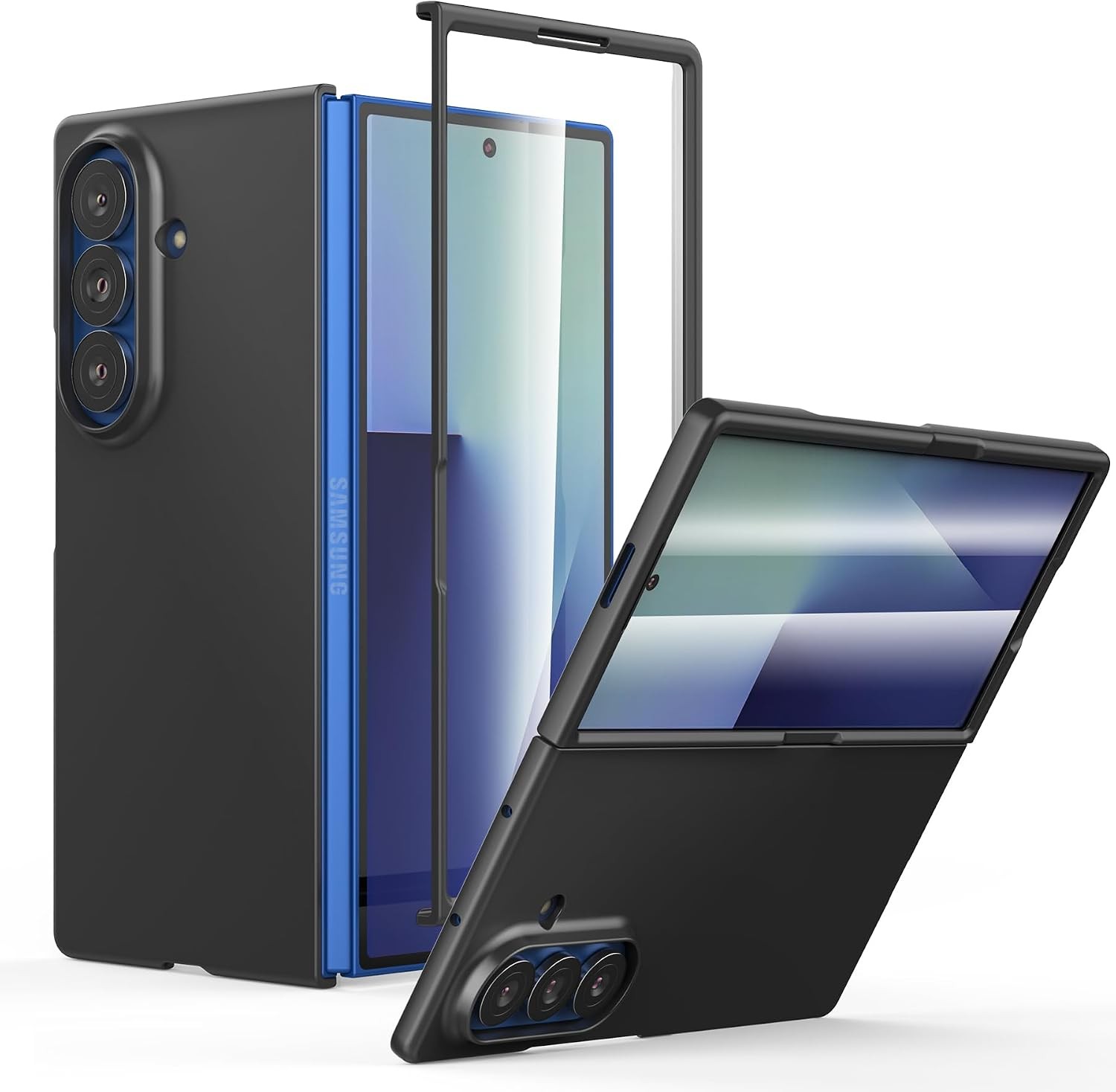 Case for Samsung Galaxy Z Fold 7 (2025) Thin Hard Matte Polycarbonate Cover