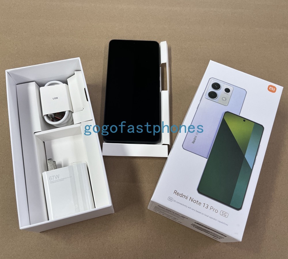 Unlocked Xiaomi Redmi Note 13 Pro 5G 6.67″ 200MP 8GB+256GB Android 5100mAh 120Hz