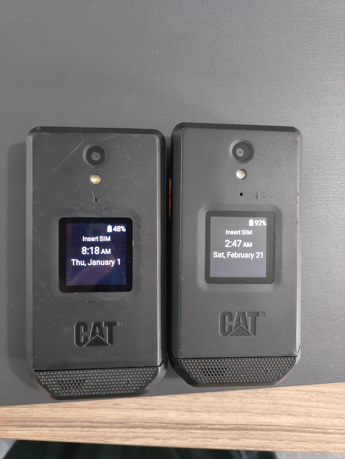 CAT S22 Rugged Flip Phone Unlocked T-Mobile 16GB Smart Cell Phone Tested Good