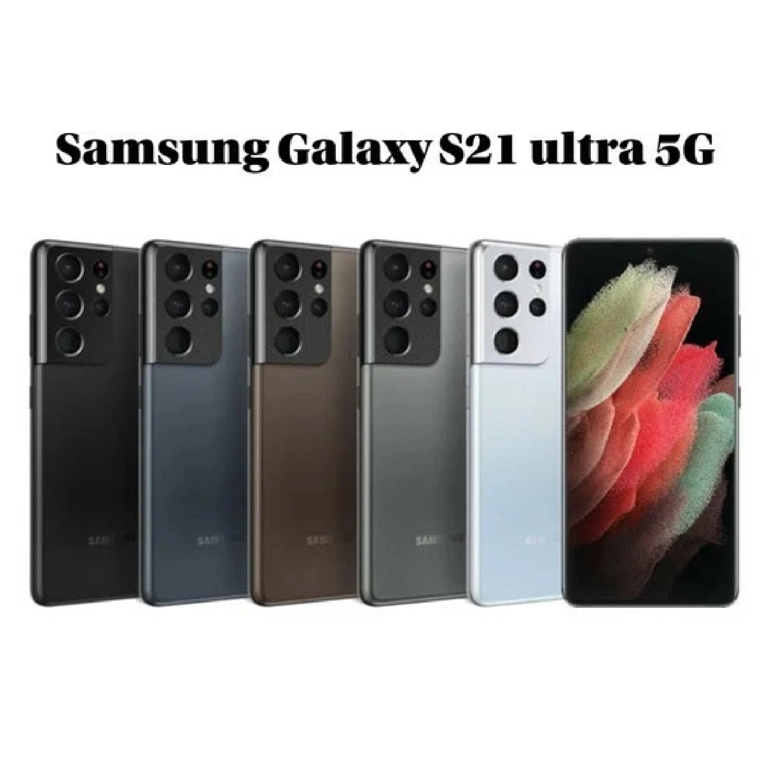 New Samsung Galaxy S21 Ultra 5G SM-G998U1 Unlocked US Smartphone 1 year warranty