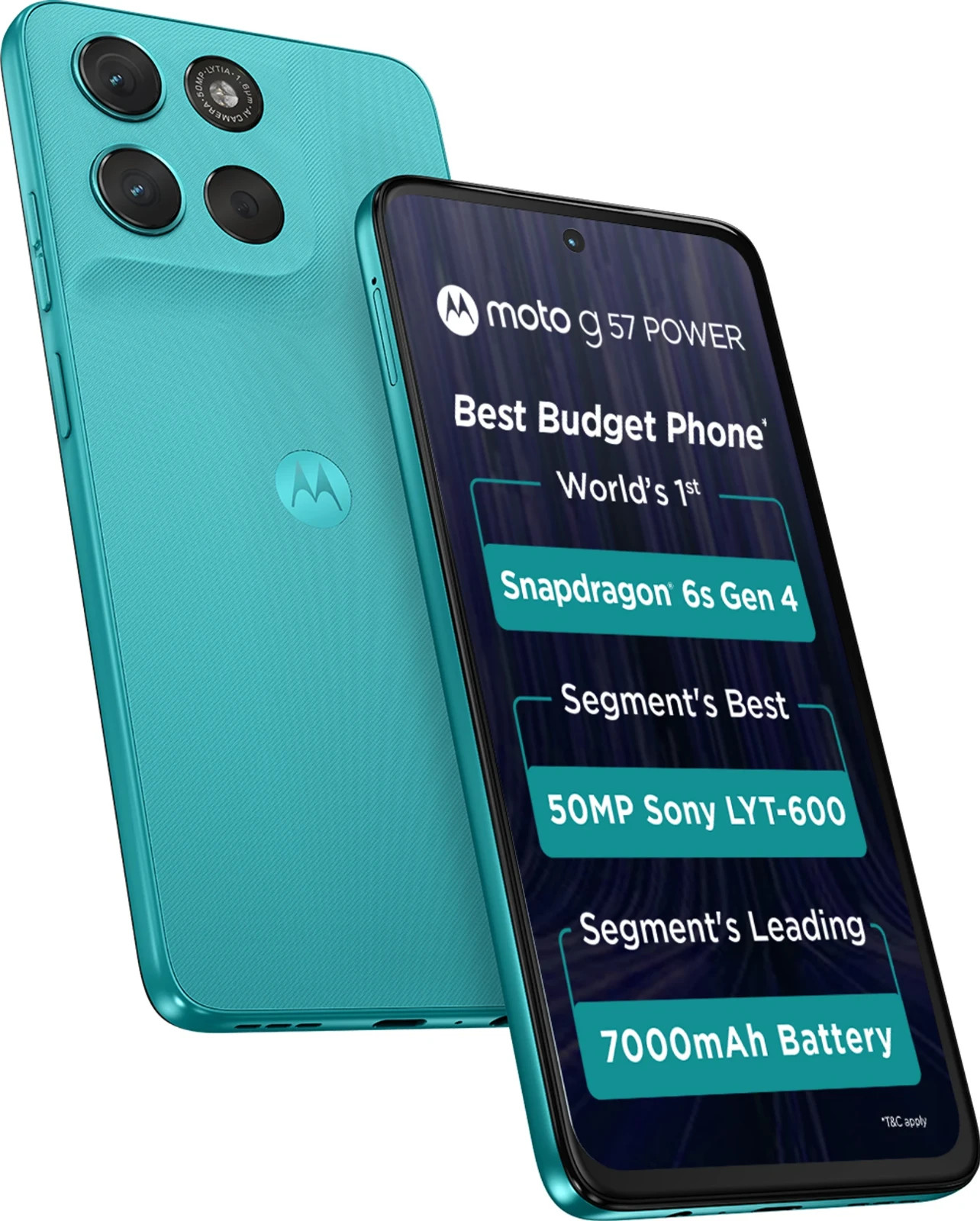MOTOROLA g57 power 5G (Fluidity, 128 GB 8GB ) 6s Gen 4 Processor Global Version