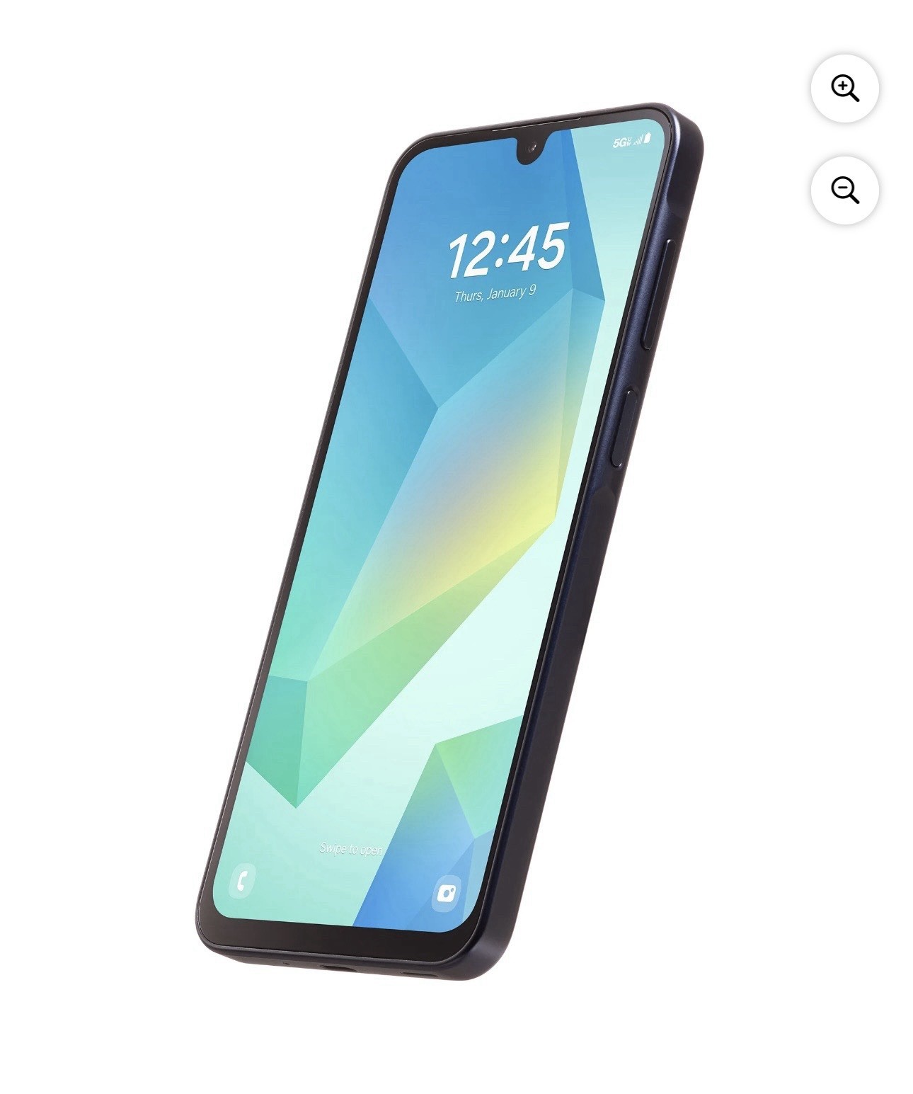 Samsung Galaxy A16, Black Prepaid Smartphone [Locked to Walmart Famliy Mobile]