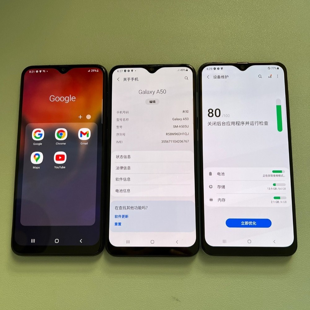 Samsung Galaxy A50 SM-A505F 4GB+128GB Unlocked Dual SIM Excellent Cond Intl