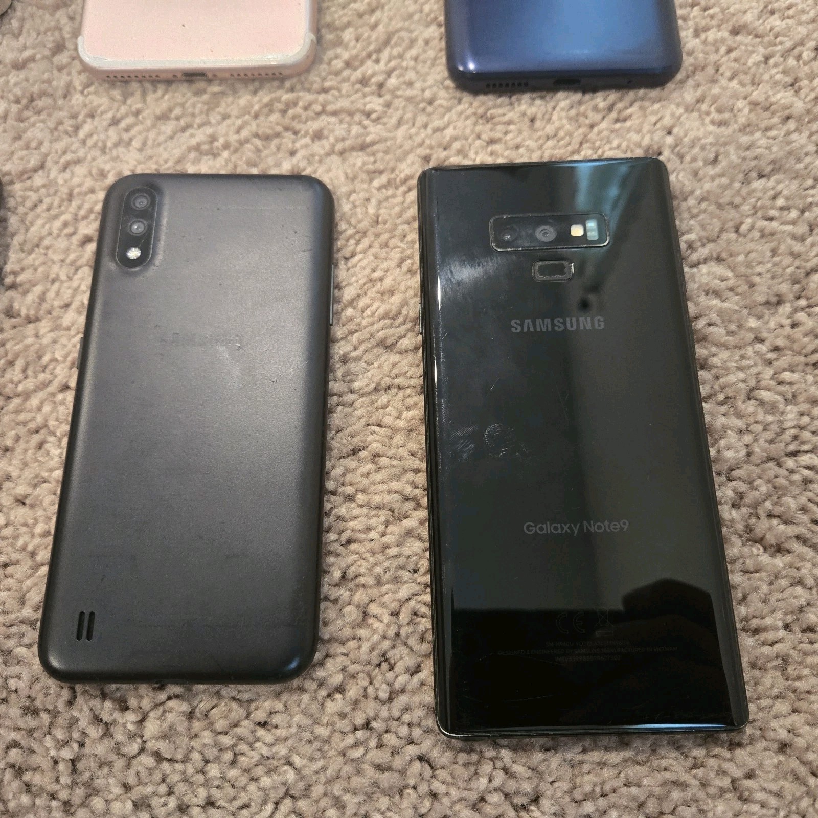 Lot Of 8 iphone And Samsung Used For Parts Or Repair