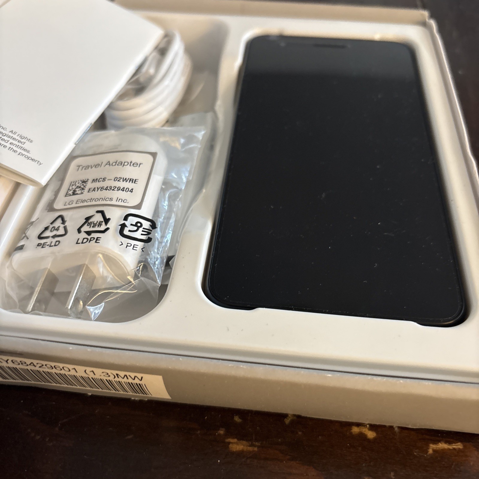 LG Tribute Dynasty Black/Silver 16GB Boost Mobile 4G LTE Prepaid New Not Tested