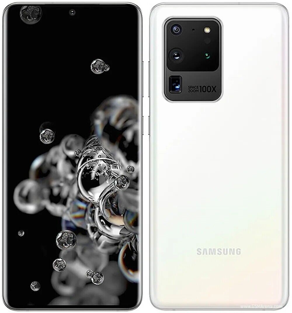 New Sealed Samsung Galaxy S20 Ultra 5G SM-G988U 128GB GSM+CDMA Factory Unlocked