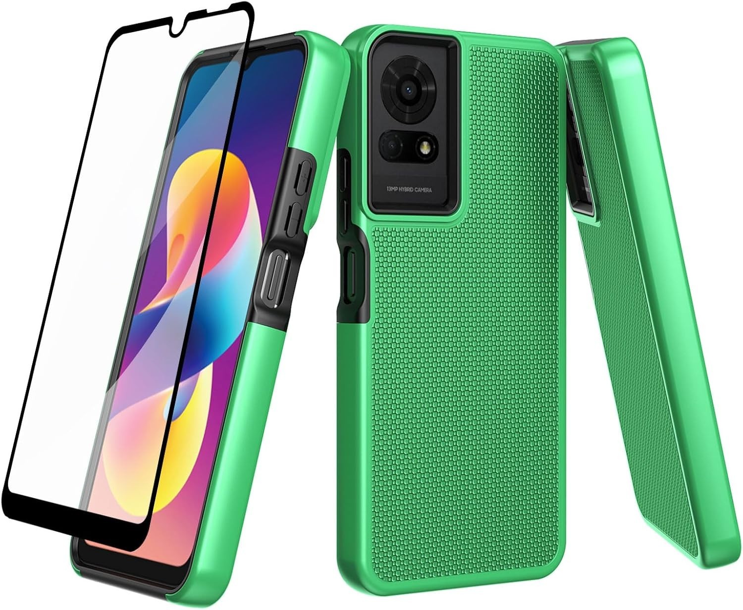 TCL K24/TCL K23/TCL 50 LE Phone Case, TCL T434D Case with Screen Protector